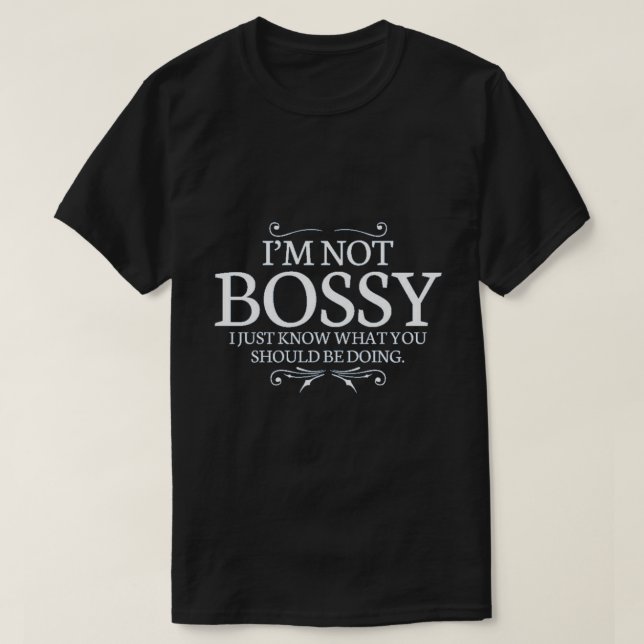 T-shirt Je ne suis pas autoritaire... (Design devant)