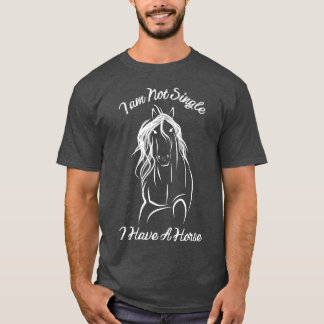 T-shirt Je ne suis pas célibataire J'ai un caveau amoureux