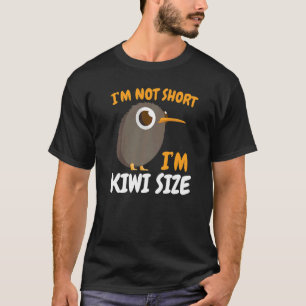 T-shirt Je ne suis pas court Je suis Kiwi Taille Nouvelle-