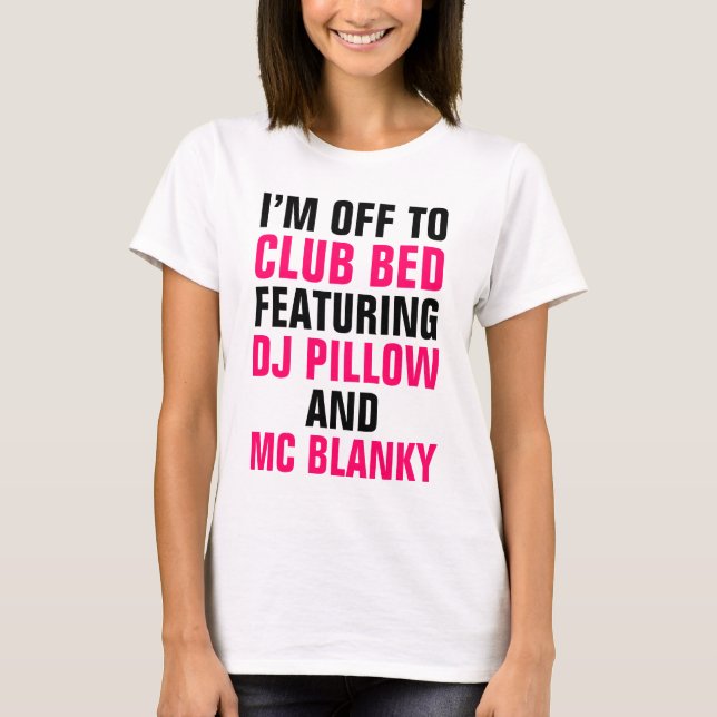 T-shirt Je ne suis pas en ligne matraquer la chemise de (Devant)