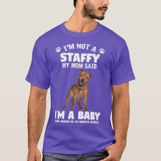 T-shirt Je ne suis pas énervé Ma mère a dit que je suis un