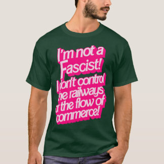 T-shirt Je ne suis pas fasciste