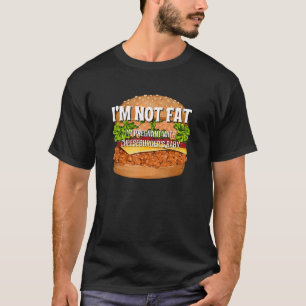 T-shirt Je ne suis pas gros Je suis enceinte avec le bébé