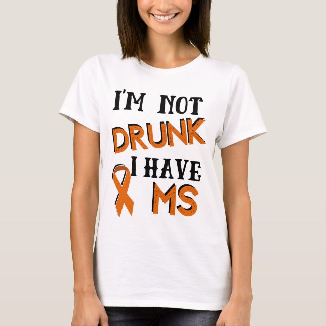 T-shirt Je ne suis pas ivre, j'ai la SP (Devant)