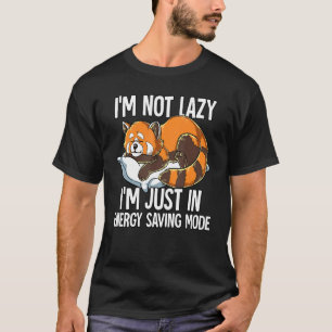 T-shirt Je Ne Suis Pas Lazy Im Juste En Mode Économie D'Én