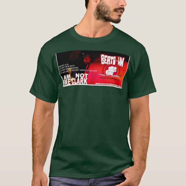 T-shirt Je ne suis pas Mike Clark (Devant)