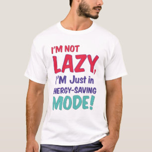 T-shirt Je ne suis pas paresseux