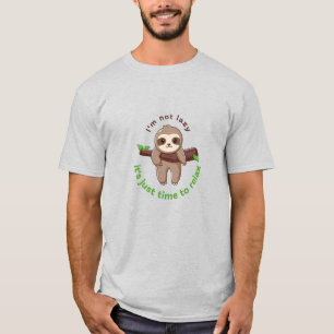 T-shirt je ne suis pas paresseux