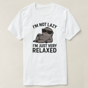 T-shirt Je ne suis pas paresseux, je suis juste très déten