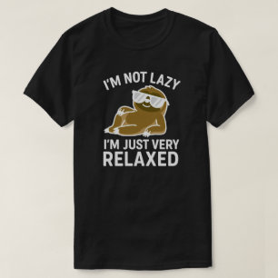 T-shirt Je ne suis pas paresseux, je suis juste très déten