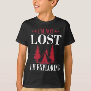 T-shirt je ne suis pas perdu j'explore