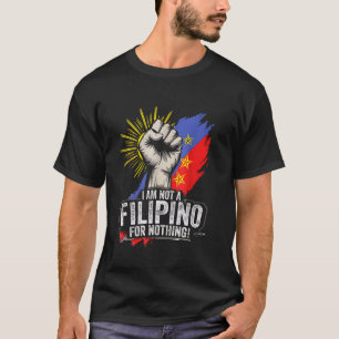 T-shirt Je ne suis pas Philippin pour rien Duterte UK Pino