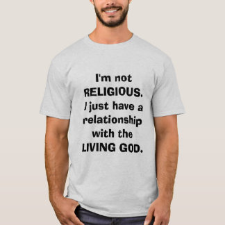 T-shirt Je ne suis pas religieux Jean 3:16