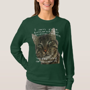 T-shirt Je Ne Suis Pas Tenu De Vous Plaire Avec Mes Répons