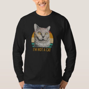 T-shirt Je Ne Suis Pas Un Cat Avocat Humour Vidéo Virale R