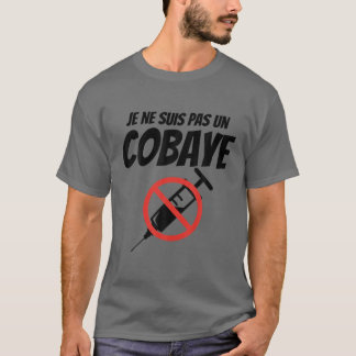 T-shirt Je Ne Suis Pas Un Cochon De Guinée