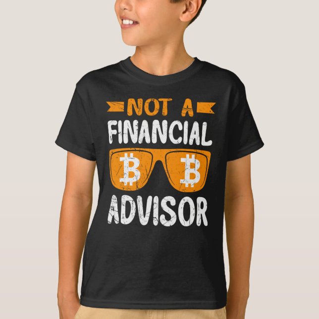T-shirt Je ne suis pas un conseiller financier. (Devant)