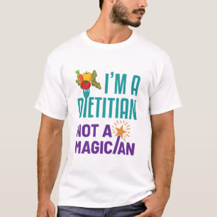T-shirt Je ne suis pas un magicien diététiste