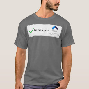 T-shirt Je ne suis pas un robot web internet drôle questi