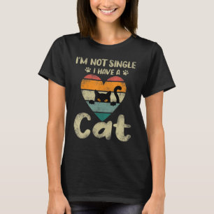 T-shirt Je Ne Suis Pas Un Seul J'Ai Un Chat Drôle Design C