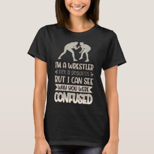 T-shirt Je ne suis pas une déesse mais un lutteur, je vois