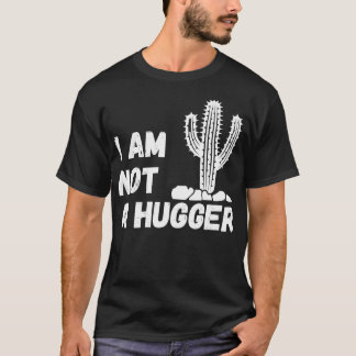 T-shirt Je ne suis pas une grande femme Drôle Cactus