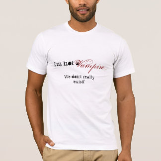 T-shirt Je ne suis pas vampire !