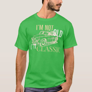 T-shirt Je ne suis pas vieux im classique Moto