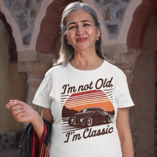 T-shirt Je ne suis pas vieux, je suis classique sans temps
