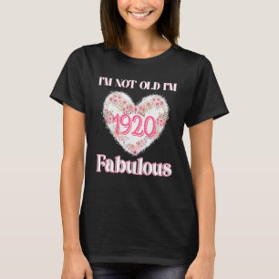 T-shirt Je ne suis pas vieux Je suis fabuleux Vintage Flor