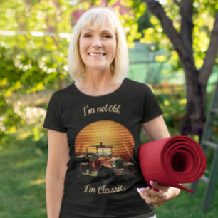 T-shirt Je ne suis pas vieux Je suis un camion Vintage cla