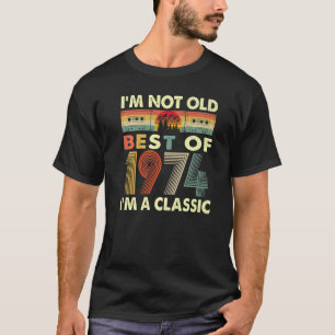 T-shirt Je ne suis pas vieux Je suis un classique Vintage 