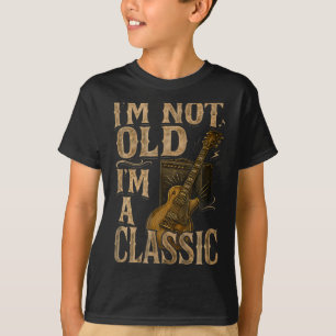 T-shirt Je ne suis pas vieux, je suis un clic musique guit