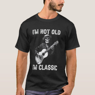 T-shirt Je ne suis pas vieux, je suis un guitariste classi