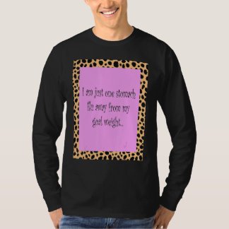 T-shirt Je Ne Suis Qu'À Une Grippe D'Estomac Éloignée De M