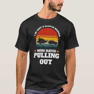 T-shirt Je ne suis qu'un simple homme qui sort des bateaux