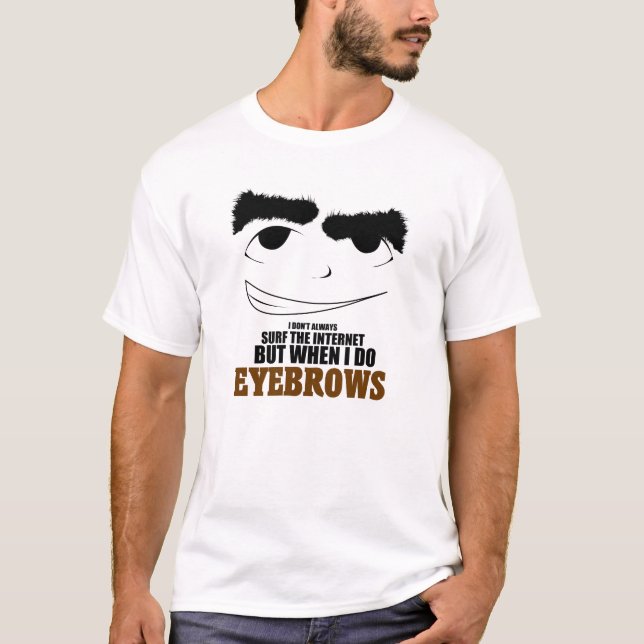 T-SHIRT JE NE SURFE PAS TOUJOURS L'INTERNET MEME - CHEMISE (Devant)