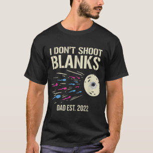 T-shirt Je ne tire pas sur les blancs Baby shower de révél