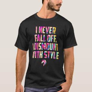 T-shirt Je ne tombe jamais du cavalier de cheval Jockey De
