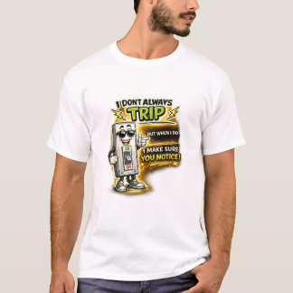 T-shirt Je ne trébuche pas toujours, mais quand je le fais