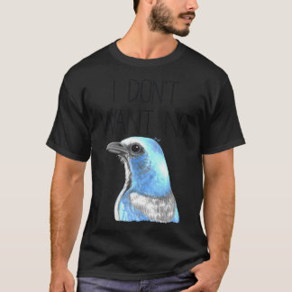 T-shirt Je Ne Veux Pas De Scrubs (Florida Scrub Jay)