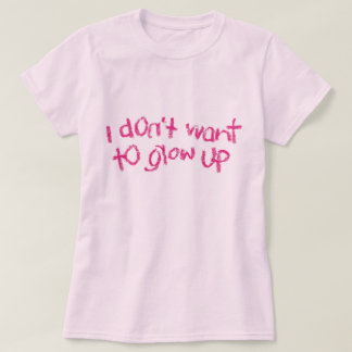 T-shirt Je ne veux pas grandir la pièce en t
