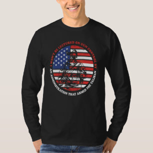 T-shirt Je ne veux pas qu'on me fasse la leçon sur le cont