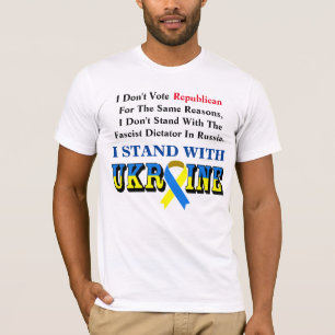 T-shirt Je ne vote pas républicain, je me range aux côtés 