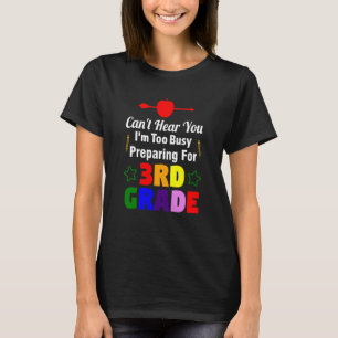 T-shirt Je ne vous entends pas trop Je suis trop occupé à 
