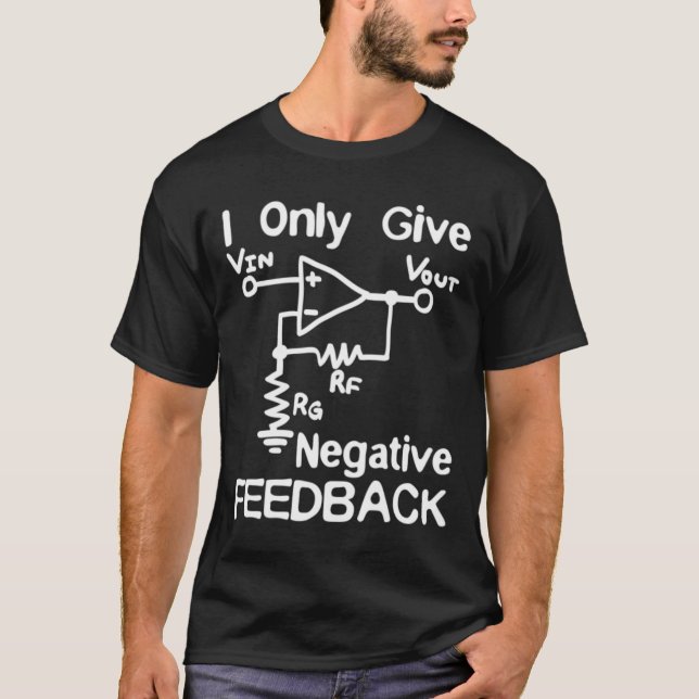T-shirt Je N'Offre Que Des Commentaires Négatifs (Devant)