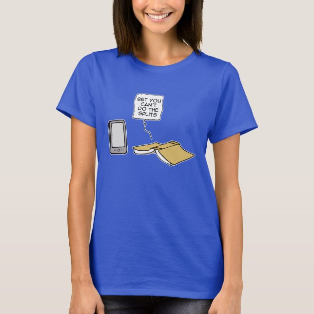 T-shirt Je parie que vous ne pouvez pas faire les fraction (Devant)