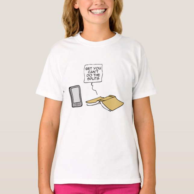 T-shirt Je parie que vous ne pouvez pas faire les fraction (Devant)