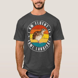 T-shirt Je parle couramment la langue de la volaille 5