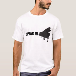 T-shirt Je parle dans la MUSIQUE